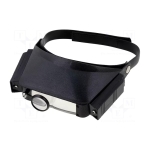 Illuminated Bino Magnifier, Mag: x1,8/x2,3/x3,7/x4,8