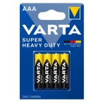 Battery VARTA SUPER HEAVY DUTY AAA (R03), 1.5V, zinc-carbon
