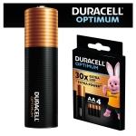 Battery DURACELL OPTIMUM, AA (MX1500), (LR6) 1.5V, alkaline