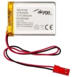 Battery Cell 3.7V, 550 mAh, Li-Po, (5x30x40 mm)