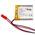 Battery Cell 3.7V, 1200 mAh, Li-Po, (8.8x34x40 mm)