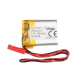 Battery Cell 3.7V, 150 mAh, Li-Po, (4x20x25 mm)