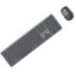 Wireless Set HAMA “WKM-550“, Flat, Bluetooth+2.4GHz !,  MMedia + AI button, 173065