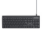 Keyboard  HAMA “CK-100“, Detachable USB Cable C-to-A, AI-button, 173050
