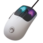 Wired Mouse MARVO M727 GAMING, 12 000dpi, White+Black, RGB
