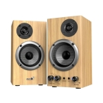 Speakers 2.0: Genius SP-HF520BT Pine Wood, 220V, Bluetooth 5.3, 20W