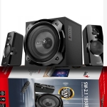 Speakers 2.1: Genius SW-2.1 1850BT Black, Bluetooth 5.3, 50W