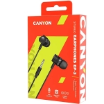 Earphones CANYON CNE-CEP3DG, Dark Grey, MP3+Mic