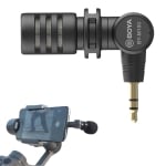 Stream, Camera, Mobile Phone Microphone BOYA Mini Condenser Rotating, TRS, BY-M100