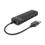 USB2.0 Hub 4 Port ORICO, Slim Stick Black /FL02