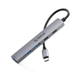 Type-C USB Hub USB-A (1x3.0, 2x2.0), Type-C (1x2.0, 1xPD 65W) ORICO Aluminum, Slim