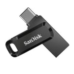 USB Flash Memory 128GB USB 3.2 SanDisk Dual Drive Go (A+Type-C), 400MB/s