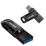 USB Flash Memory 256GB USB 3.2 SanDisk Dual Drive Go (A+Type-C), 400MB/s