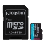256GB MicroSD-XC KINGSTON Canvas Go! Plus Gen4=200MBps, A2 U3 V30 Class10