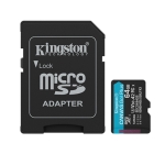64GB MicroSD-XC KINGSTON Canvas Go! Plus Gen4=200MBps, A2 U3 V30 Class10