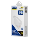 USB Charger PZX P77e, USB A+C port 5V/3A, 9V/3A, 12V/3A,15V/3A, 20V/2.25A, 54W+QC