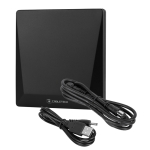 Indoor antenna for DVB-T/T2 digital terrestrial television, 35dB