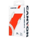 Mobile Devices Cable TypeC-Lightning iPhone CANYON, White, 2m, 20W, CNE-CFI12W
