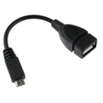 USB 2.0 Cable OTG A-MicroB VCOM 0.20m, CU226-0.2m