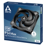 Fan ARCTIC 140x140x27, FDB, 4-pin PWM, 400-2800rpm, Black, P14 MAX