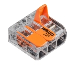 Splicing connector with levers 3x4 mm2 221-413, WAGO