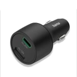 Car USB+Type-C Fast Charger HAMA, 32W QC3.0, 201690