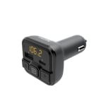 BT FM Transmitter, USB Type-C Charger 10.5W, USB-A + MicroSD slots, HAMA 14170