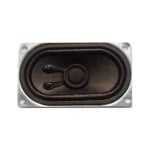 Mylar Speaker 90x50 mm, 3W/8 ohm, METAL