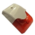 Siren FBPS-12074, 12VDC, 110 dB, piezo, flashlight