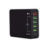 USB Charger 8118, QC3.0, 4x USB port 5V/8A,Type C