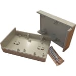 Instrument Enclosure (110x72x34 mm), front panels, ABS