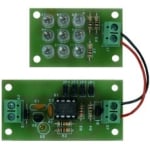 LED Strobe 9 LED - RED