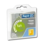 Flat Staples RAPID 13/10+12 “Fun to Fix“, 1104 pcs