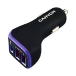 Car 2xUSB+Type-C Charger CANYON 2.4A/CNE-CCA08PU