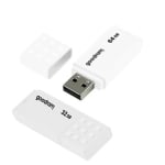 USB Flash Memory 32GB USB 2.0 GOODRAM UME2, White