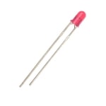 LED 3 mm L-314SRT, GaAlAs/GaAs 645nm 450mcd 20deg, SUPER RED transparent