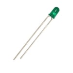 LED 3 mm 304NYGD, 568-570nm 150mcd 60deg, GREEN diffused