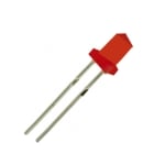 LED triangle VQA49, 610nm 2mcd 100deg, RED