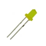 LED triangle VQA39, 590nm 2mcd 100deg, YELLOW