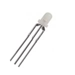 LED 3 mm HT-204SRVGW/3P/, RED/GREEN diffused
