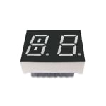 Double LED Digit Display ELD-507HWB, common cathode, RED