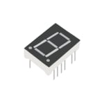 Single LED Digit Display CS413H, common cathode, RED