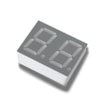 Double LED Digit Display KW2-561CGA, 14.2 mm, common cathode, GREEN