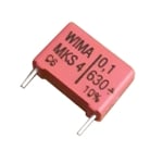 Polyester Film Capacitor 100nF/630V, MKS4, 10%, 7.5 mm