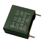 Capacitor Class X2 220nF/300VAC, 10%, 15 mm