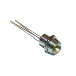 Indicator LED Lamp M6, metal, LED 3 mm, YELLOW