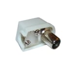 PAL (025) male, cable type, PVC, angled
