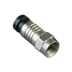 F type male, cable type, RG-6U, waterproof, crimp mode