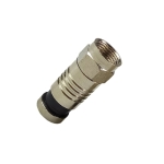 F type male, cable type, RG-6U, waterproof, crimp mode