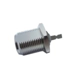 F type female, panel type, bulkhead